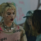 Margot Robbie as Harley Quinn.